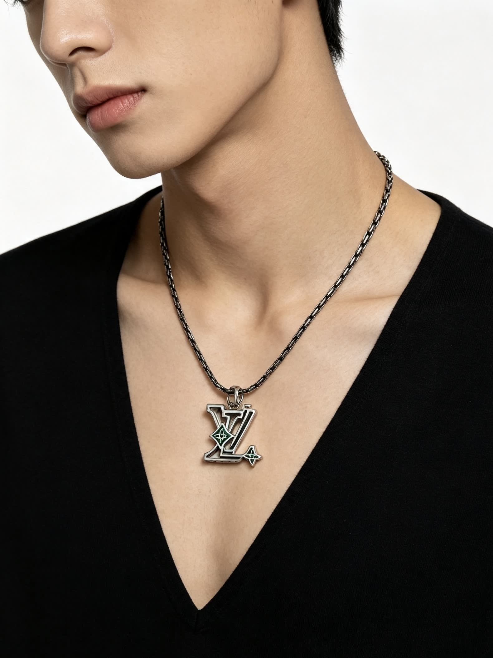 Louis Vuitton Monogram World Tour Necklace